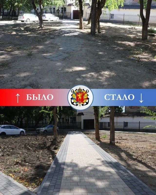 В Керчи завершены работы по благоустройству общественной территории, прилегающей к политеху в районе остановки «Фабрика-кухня» В Керчи завершены работы по благоустройству общественной территории, прилегающей к политеху в районе остановки «Фабрика-кухня»