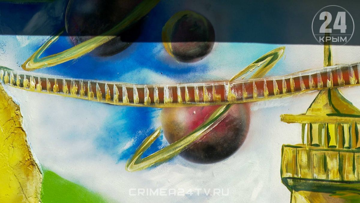 Мурал с изображением Крымского полуострова нарисовали в дошкольном учреждении Ялты Мурал с изображением Крымского полуострова нарисовали в дошкольном учреждении Ялты