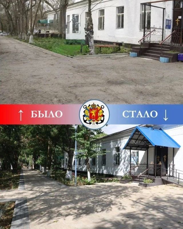 В Керчи завершили благоустройство сквера у остановки «Фабрика-кухня» В Керчи завершили благоустройство сквера у остановки «Фабрика-кухня»