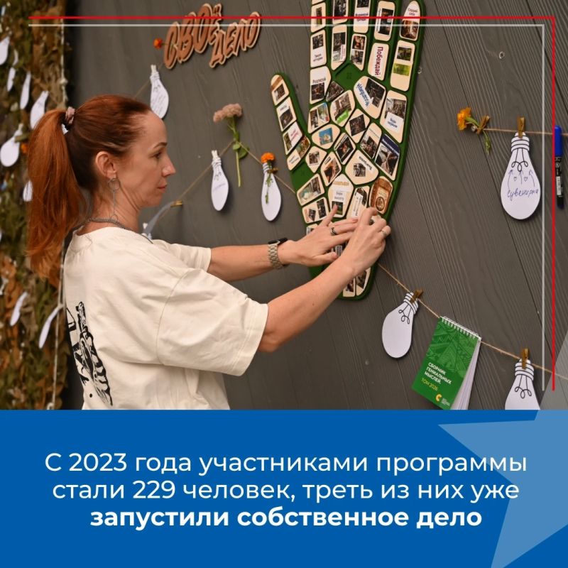Стартовал 6-й поток программы «СВОё дело» для ветеранов специальной военной операции и их семей Стартовал 6-й поток программы «СВОё дело» для ветеранов специальной военной операции и их семей