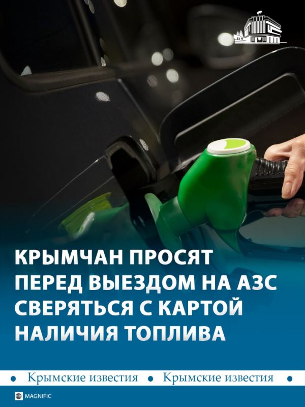 Водителей просят сверяться с интерактивной картой наличия топлива перед выездом