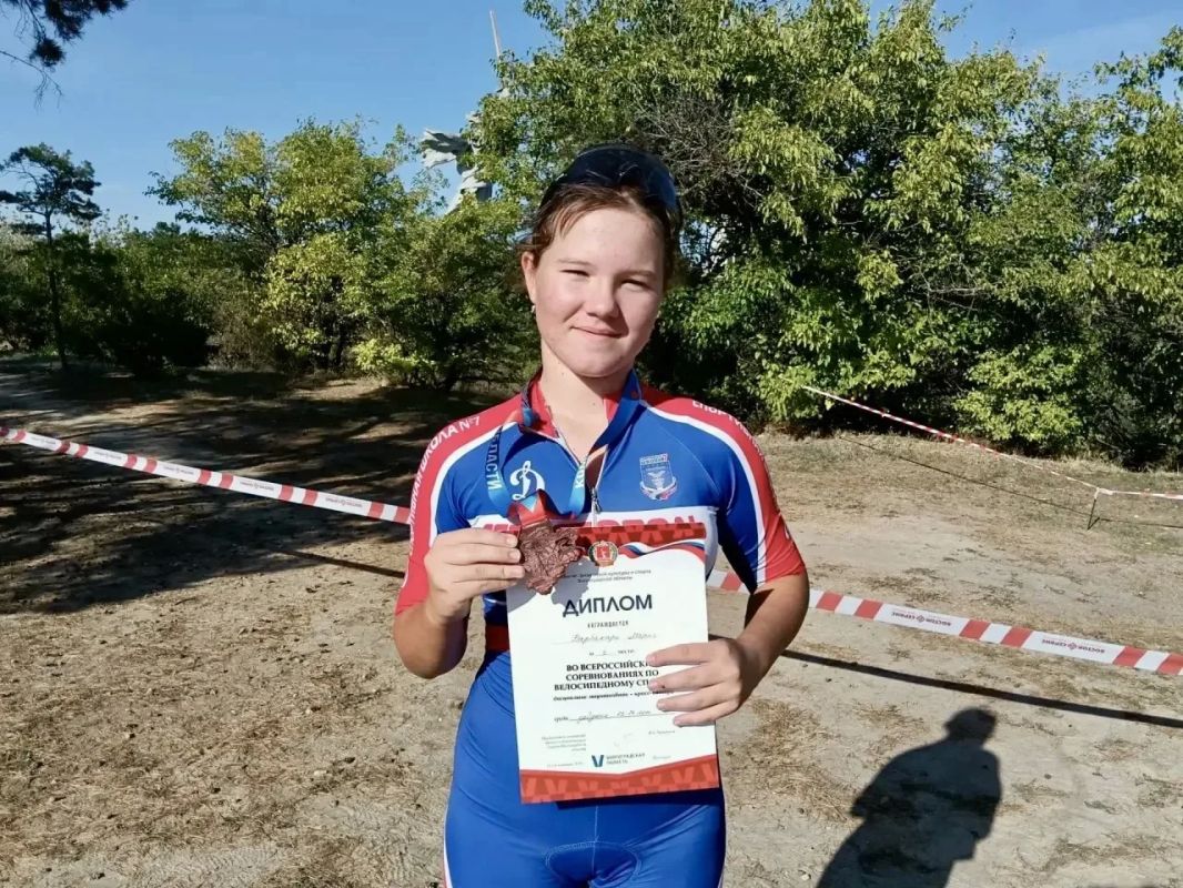 Севастопольская велосипедистка завоевала бронзу на всероссийских соревнованиях
