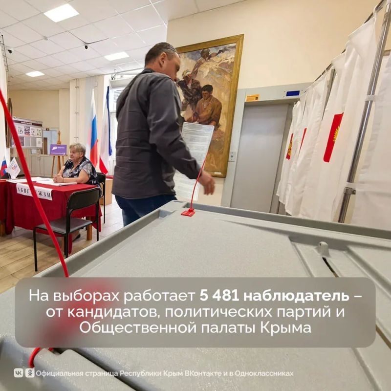 В Крыму начались выборы депутатов Государственной Думы Российской Федерации IX созыва В Крыму начались выборы депутатов Государственной Думы Российской Федерации IX созыва