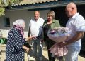 Поздравила с 95-летием жительницу села Луганское Оксану Калейниковну Великанову