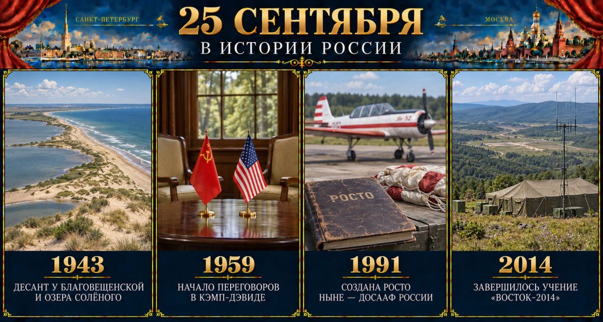 25 сентября в истории России 25 сентября в истории России