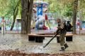 Чистота в парках и скверах Симферополя: работа в штатном режиме