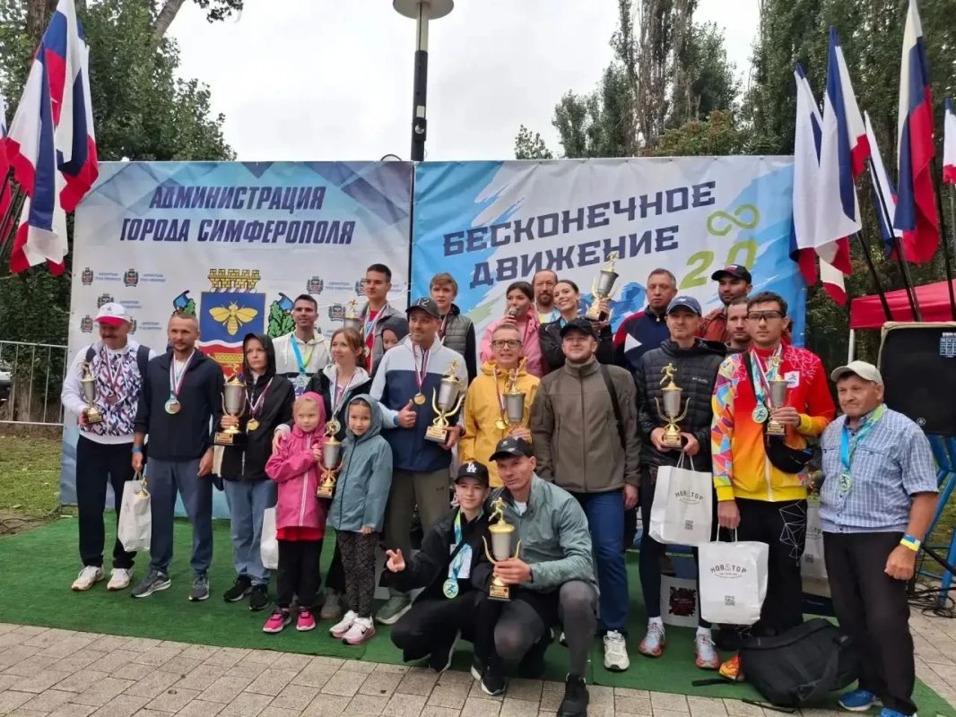 Первое место в забеге «Бесконечное движение 2.0» Первое место в забеге «Бесконечное движение 2.0»