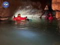 Кадры проведения поисковых работ со стороны Красной пещеры