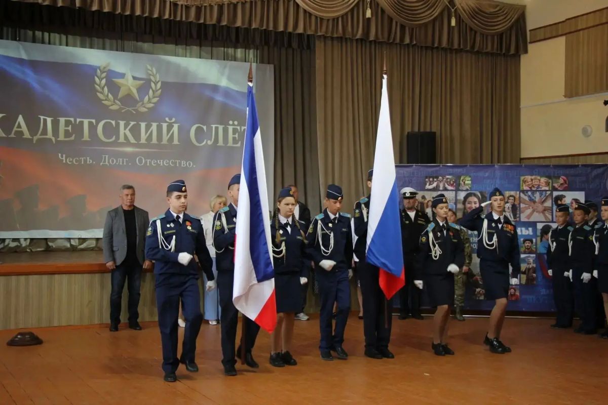 На базе Новоандреевской школа прошел 8-й районный слёт кадетских классов На базе Новоандреевской школа прошел 8-й районный слёт кадетских классов