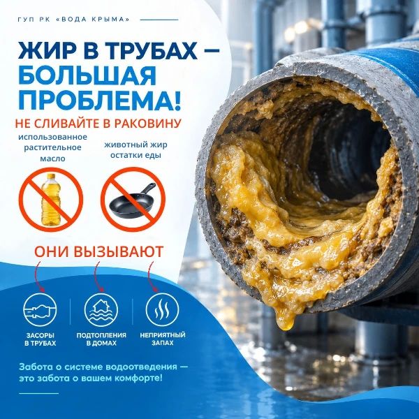 Вода Крыма: Система водоотведения — не мусорное ведро! Вода Крыма: Система водоотведения — не мусорное ведро!