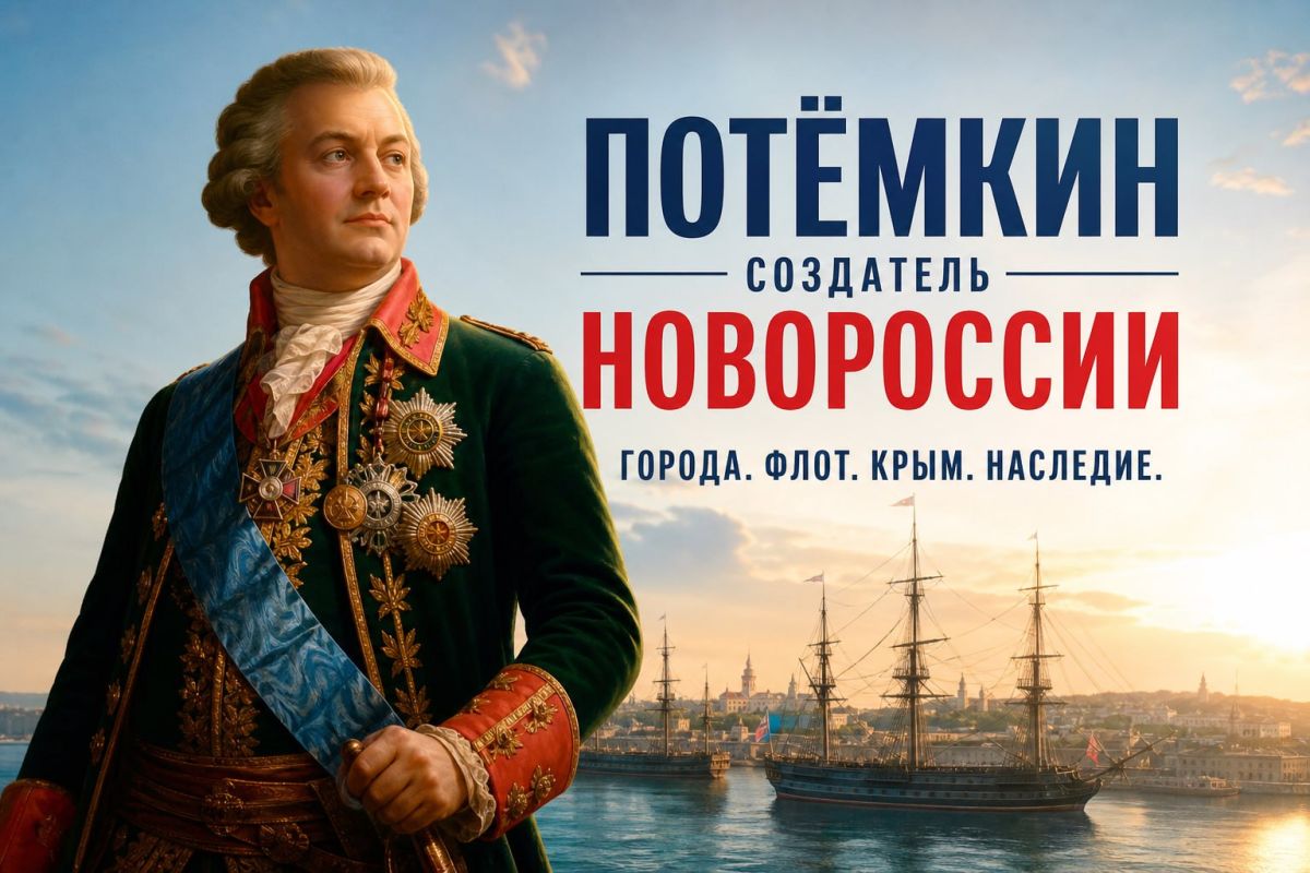 Он создал Новороссию. . Григорий Потемкин — светлейший князь, генерал-фельдмаршал, ближайший сподвижник Екатерины II. В 1774 году он был назначен генерал-губернатором Новороссийской губернии — территорий Северного...