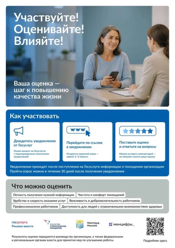 Россияне оценивают организации социальной сферы через «Госуслуги»