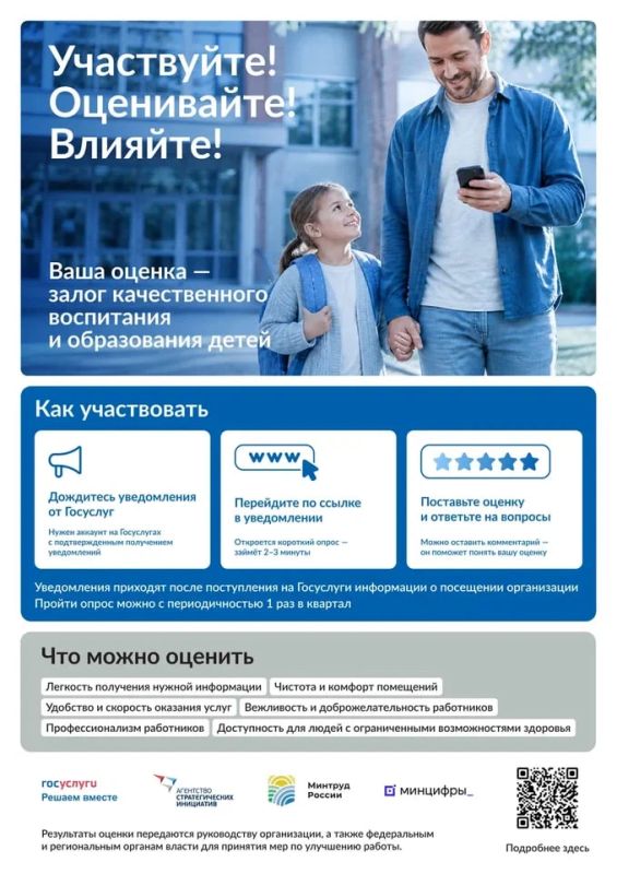 Россияне оценивают организации социальной сферы через «Госуслуги» Россияне оценивают организации социальной сферы через «Госуслуги»