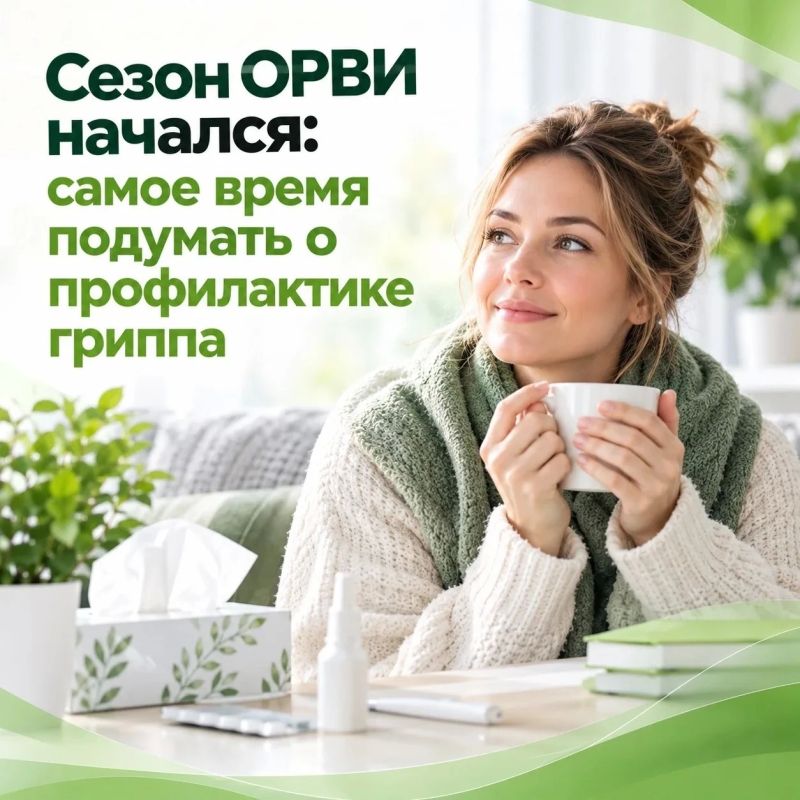 Сезон гриппа и ОРВИ начался: время позаботиться о здоровье вместе с ООО «Арсенал МС»