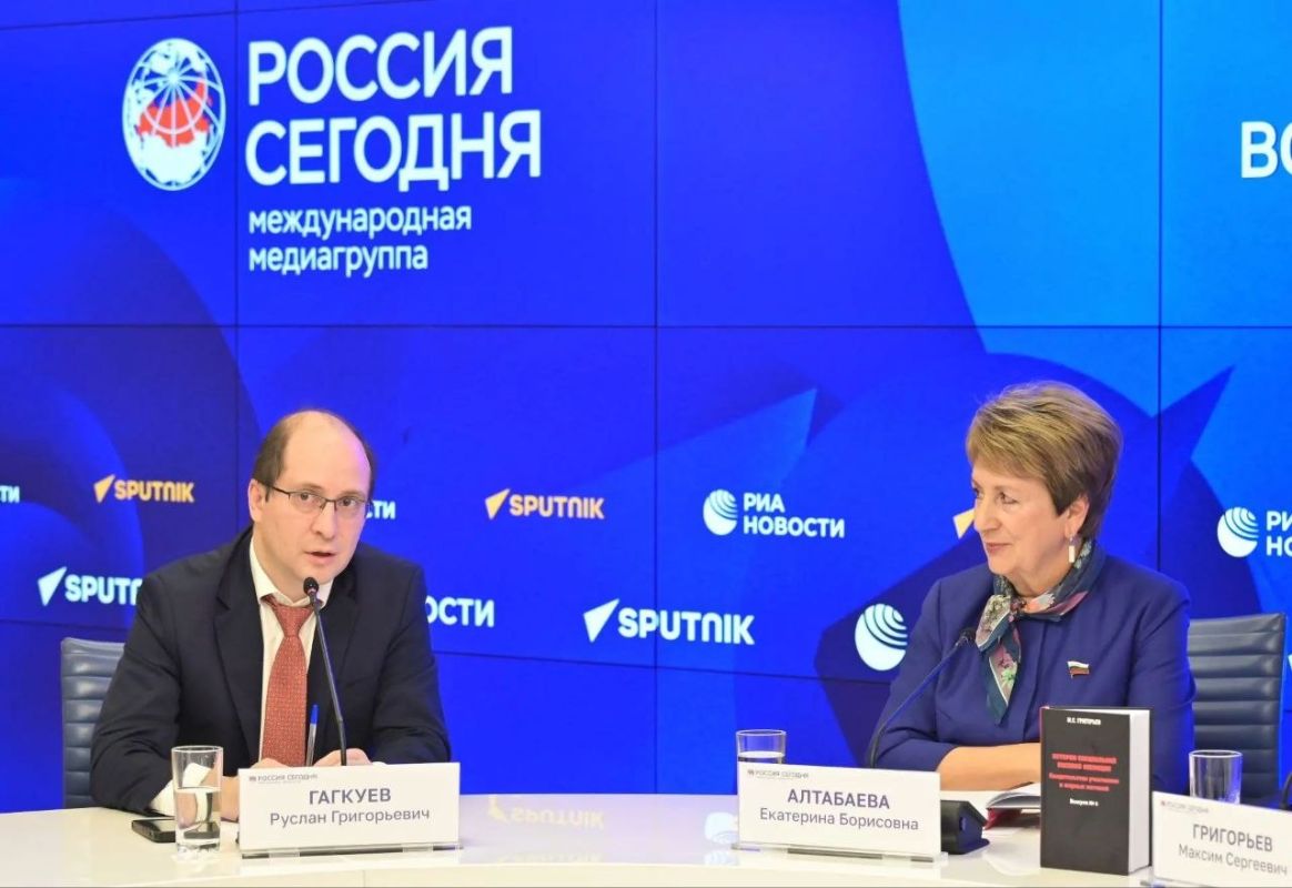 Екатерина Алтабаева: Сегодня на площадке международной медиагруппы «Россия сегодня» приняла участие в презентации книги «История СВО. Воспоминания участников», подготовленной Центром истории СВО Екатерина Алтабаева: Сегодня на площадке международной медиагруппы «Россия сегодня» приняла участие в презентации книги «История СВО. Воспоминания участников», подготовленной Центром истории СВО