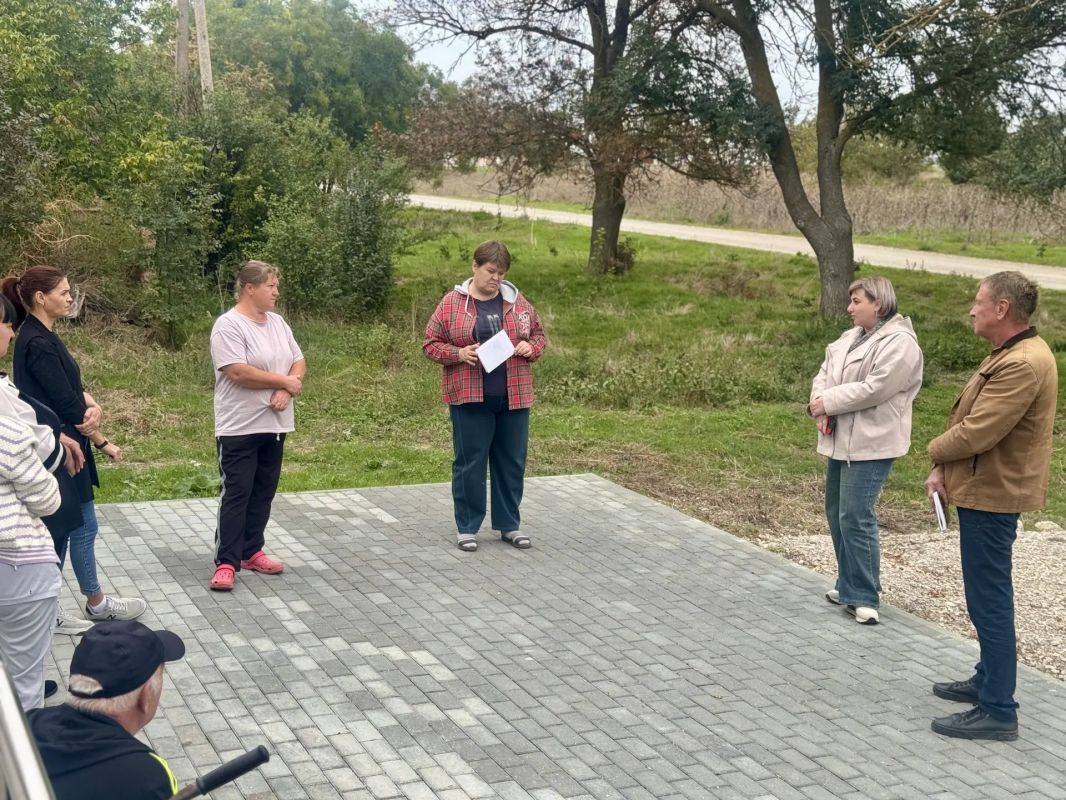 В селе Советское провела сход граждан