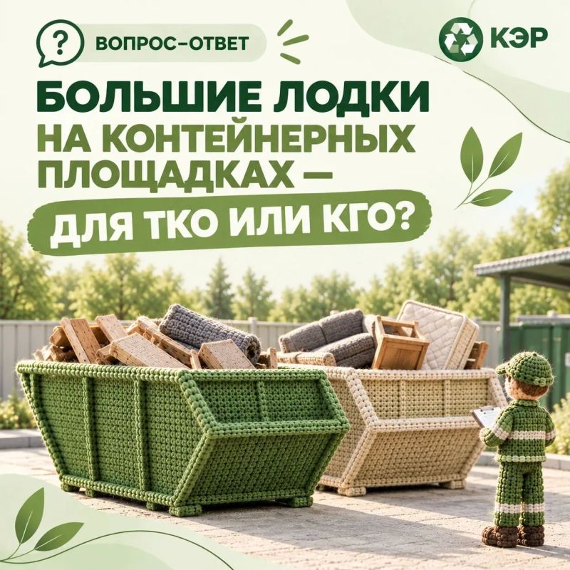 Большие лодки на контейнерных площадках — для ТКО или КГО?