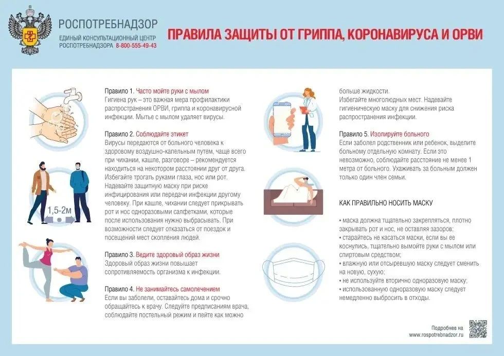 Профилактика гриппа и ОРВИ: простые правила, которые помогут сохранить здоровье