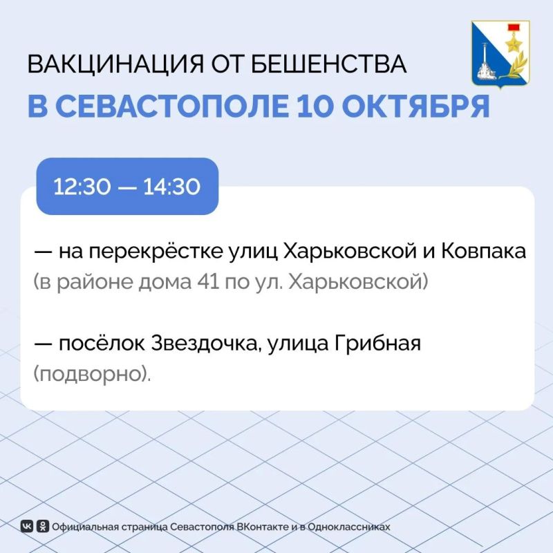 В эту субботу в Ленинском и Балаклавском районах можно будет бесплатно привить кошку или собаку В эту субботу в Ленинском и Балаклавском районах можно будет бесплатно привить кошку или собаку