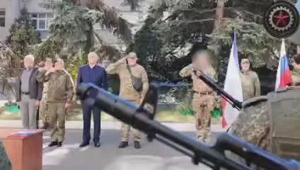 Дмитрий Рогозин: В Республике Крым состоялось торжественное приведение к присяге добровольцев, вступивших в ряды Центра специального назначения «Барс-Сармат»
