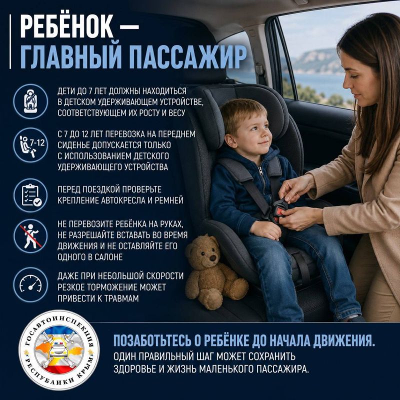 Ребёнок - главный пассажир