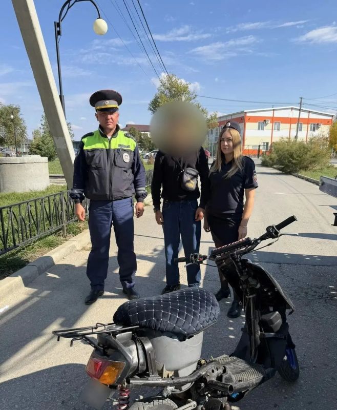 В Сакском районе пресечено управление мопедом несовершеннолетним без водительского удостоверения