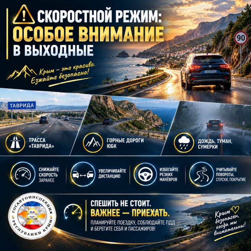 СКОРОСТНОЙ РЕЖИМ: ОСОБОЕ ВНИМАНИЕ В ВЫХОДНЫЕ