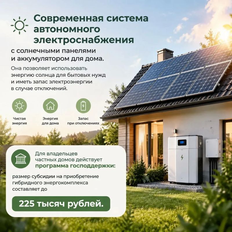 Электричество без перебоев: разбираемся в системе автономного энергоснабжения