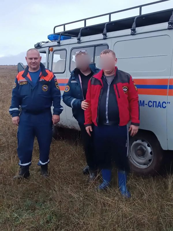 Оказание помощь трём грибникам в Белогорском районе
