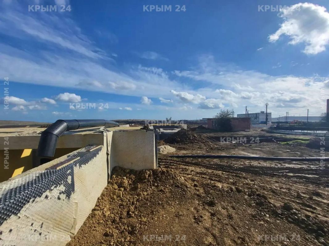 Очистные сооружения в Керчи готовы на 35% Очистные сооружения в Керчи готовы на 35%