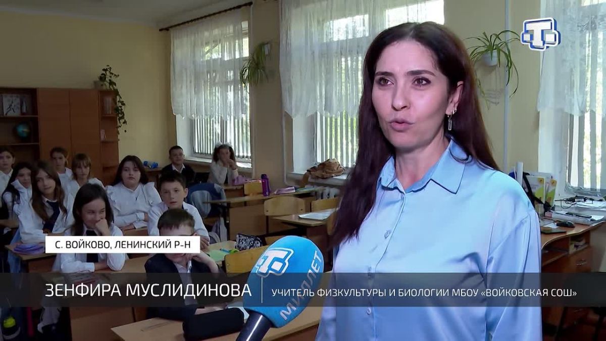 В селе Войково Ленинского района строится школа на 500 учеников, здание готово на 30%
