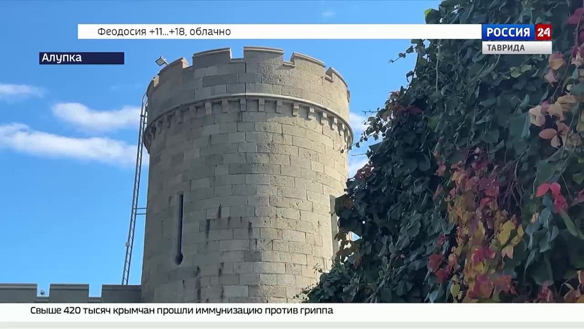 В Алупке сдерживают воду, чтобы защитить Южнобережное шоссе от подтопления