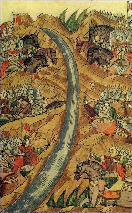 ТАБЛЕТКА ПАМЯТИ. 20 ОКТЯБРЯ 1480 ГОДА — НАЧАЛО СТОЛКНОВЕНИЯ НА РЕКЕ УГРА МЕЖДУ СИЛАМИ РУССКОГО КНЯЗЯ ИВАНА III И ХАНА АХМАТА, ГРАНД-ОРДЫ В 1476 году великий князь Иван III прекратил выплату дани хану Золотой Орды, а в 1480...
