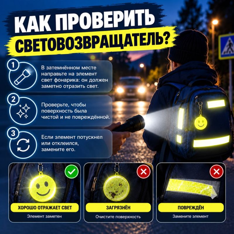 СВЕТОВОЗВРАЩАЮЩИЕ ЭЛЕМЕНТЫ: БУДЬТЕ ЗАМЕТНЫ СВЕТОВОЗВРАЩАЮЩИЕ ЭЛЕМЕНТЫ: БУДЬТЕ ЗАМЕТНЫ