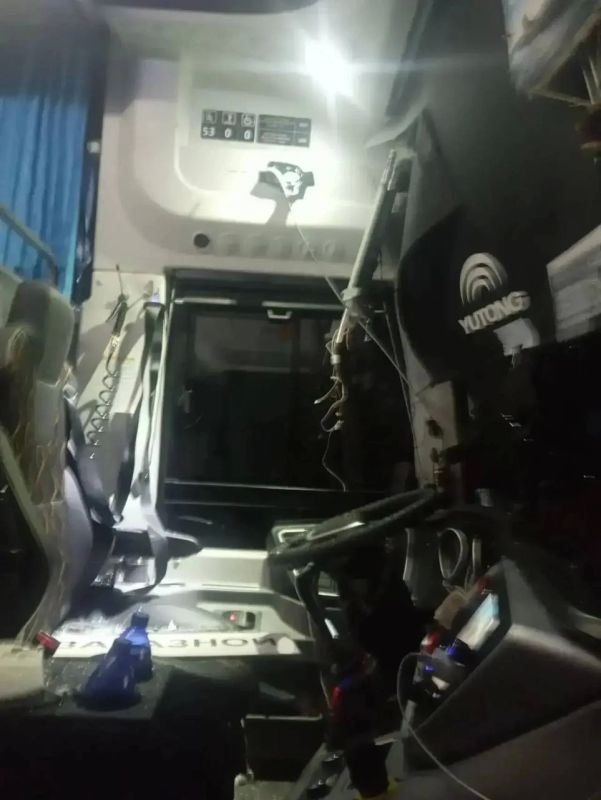 Два майора: Циничной атаке БпЛА противника подвергся пассажирский автобус, следовавший по маршруту Симферополь — Москва, сообщает губернатор Запорожской области