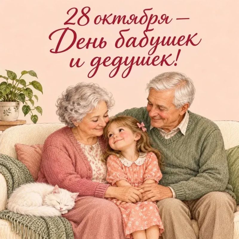 От всей души поздравляем наших дорогих бабушек и дедушек — хранителей семейных традиций, мудрости и душевного тепла!