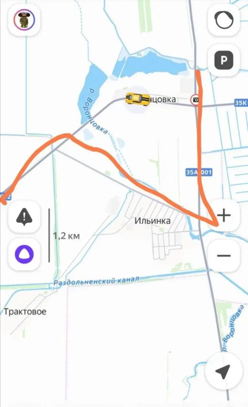 Внимание! Перекрыто движение на автодороге Черноморское — Воинка Внимание! Перекрыто движение на автодороге Черноморское — Воинка
