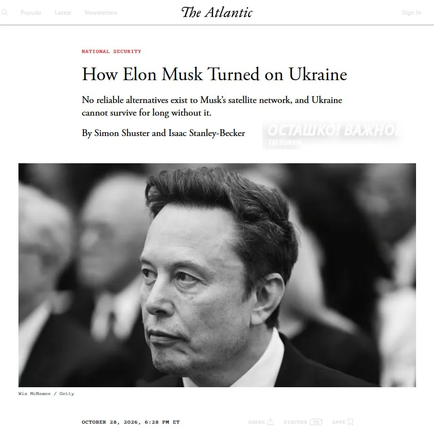 Сотрудники Маска увольнялись из SpaceX из-за использования Starlink для атак на россиян