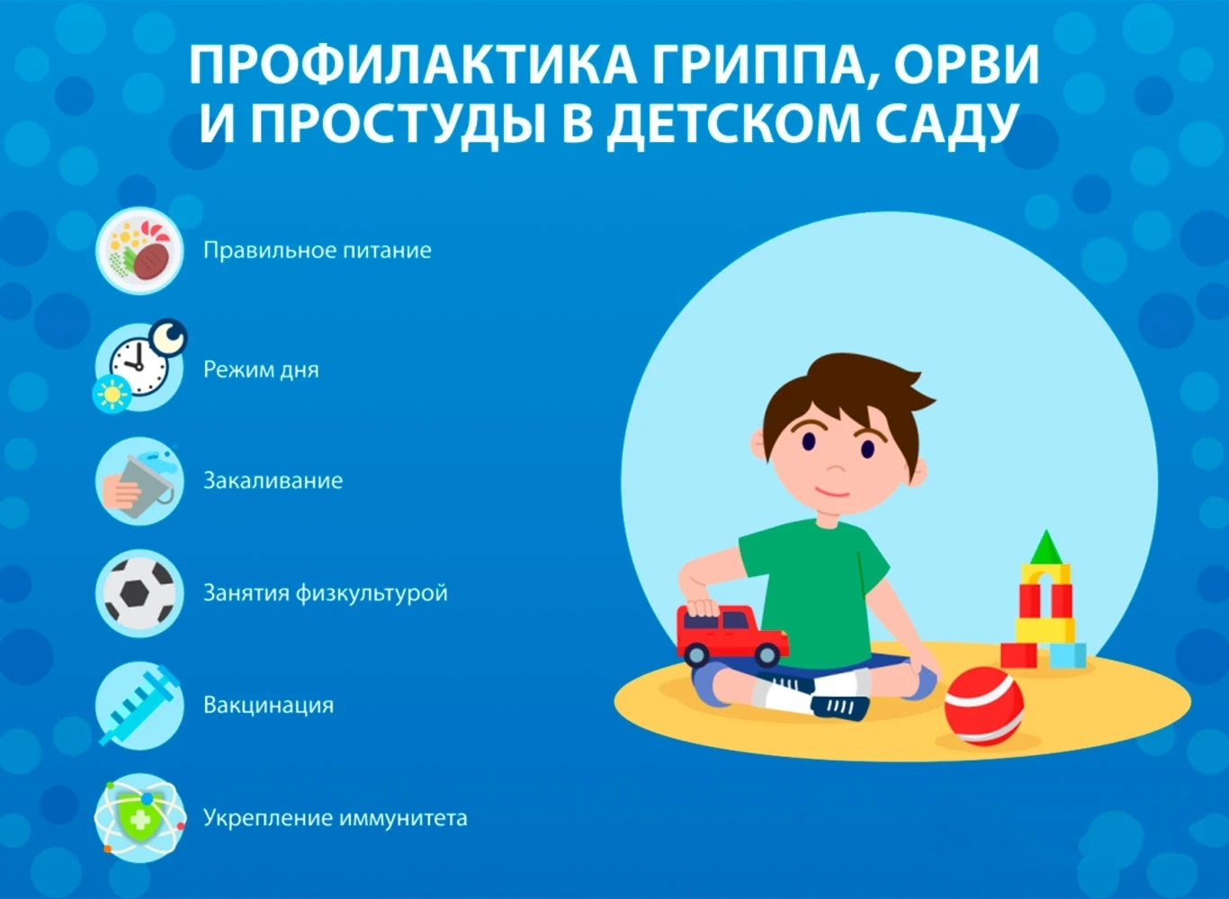 Профилактика ОРВИ в детских коллективах